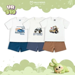 Bộ Cộc Tay Chất Cotton Thấm Hút Mồ Hôi Siêu Mát (Size 1Y - 5Y) UR 319