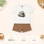 Bộ Cộc Tay Chất Cotton Thấm Hút Mồ Hôi Siêu Mát (Size 1Y - 5Y) UR 319