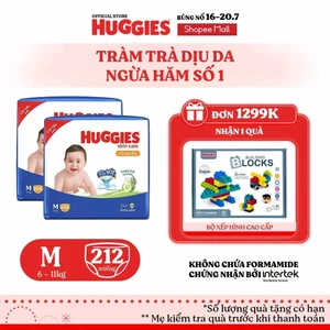 Combo 2 Tã quần Huggies Skincare Mega Jumbo M106/L96+8/XL84+4/XXL76+4