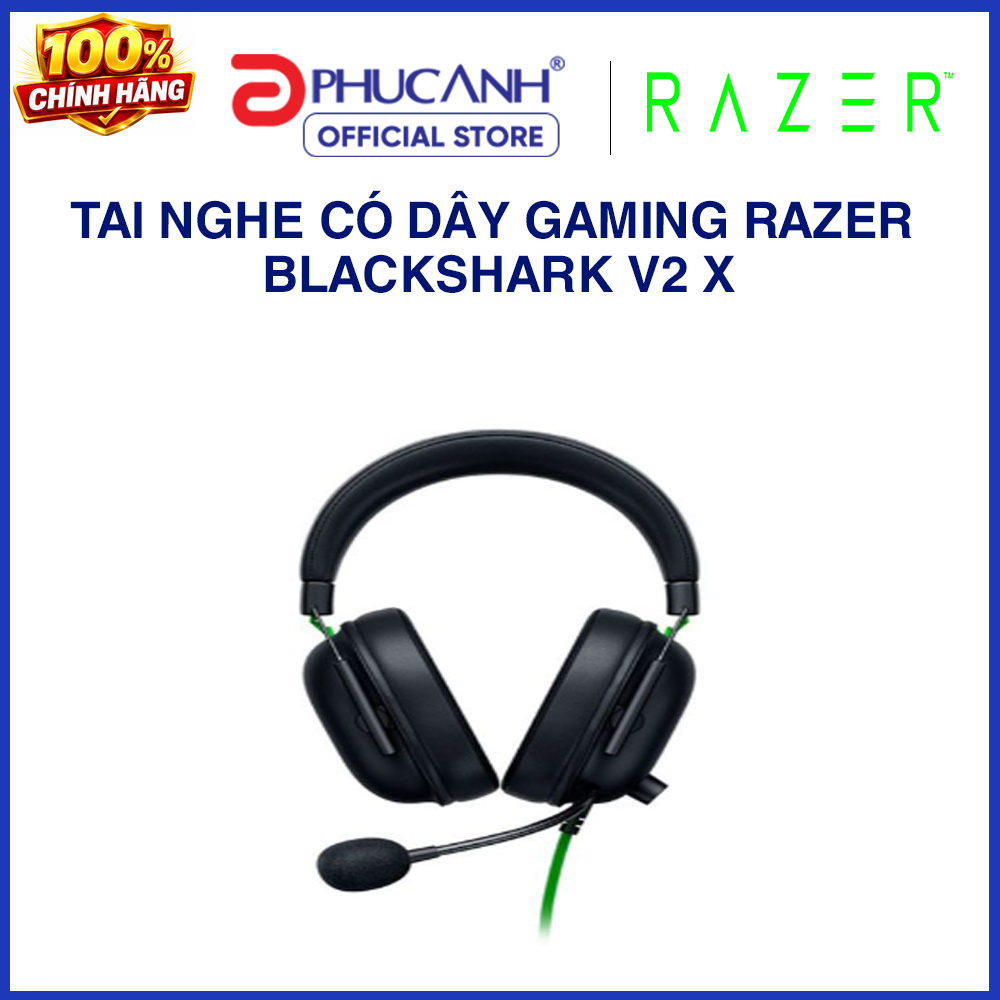 Tai nghe có dây Gaming Razer BlackShark V2 X | BigBuy360 - bigbuy360.vn