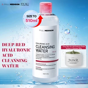 Tẩy Trang Paul Medison - từ thương hiệu da liễu hàng đầu Hàn Quốc, làm sạch, làm dịu da hyaluronic acid