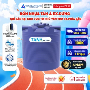 Bồn nước nhựa Tân Á Ex 500D - Chính hãng, Bảo hành 5 năm