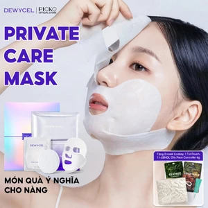 Mặt nạ dưỡng ẩm định hình nâng cơ vùng cằm, làm sáng da mềm mịn DEWYCEL PRIVATE CARE MASK 15g x 5 miếng