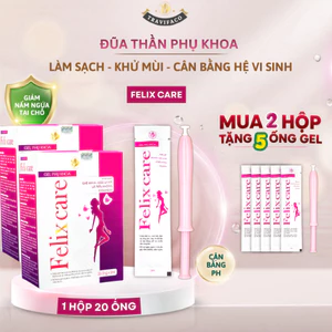 Gel Inner Vệ Sinh Phụ Nữ Felix, Đũa Thần Phụ Khoa Ngừa Viên Nấm Ngứa, Dưỡng Ẩm Bôi Trơn Cân Bằng pH