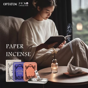Giấy thơm thanh tẩy không gian, thu hút năng lượng tích cực Optatum paper incense của Hàn Quốc
