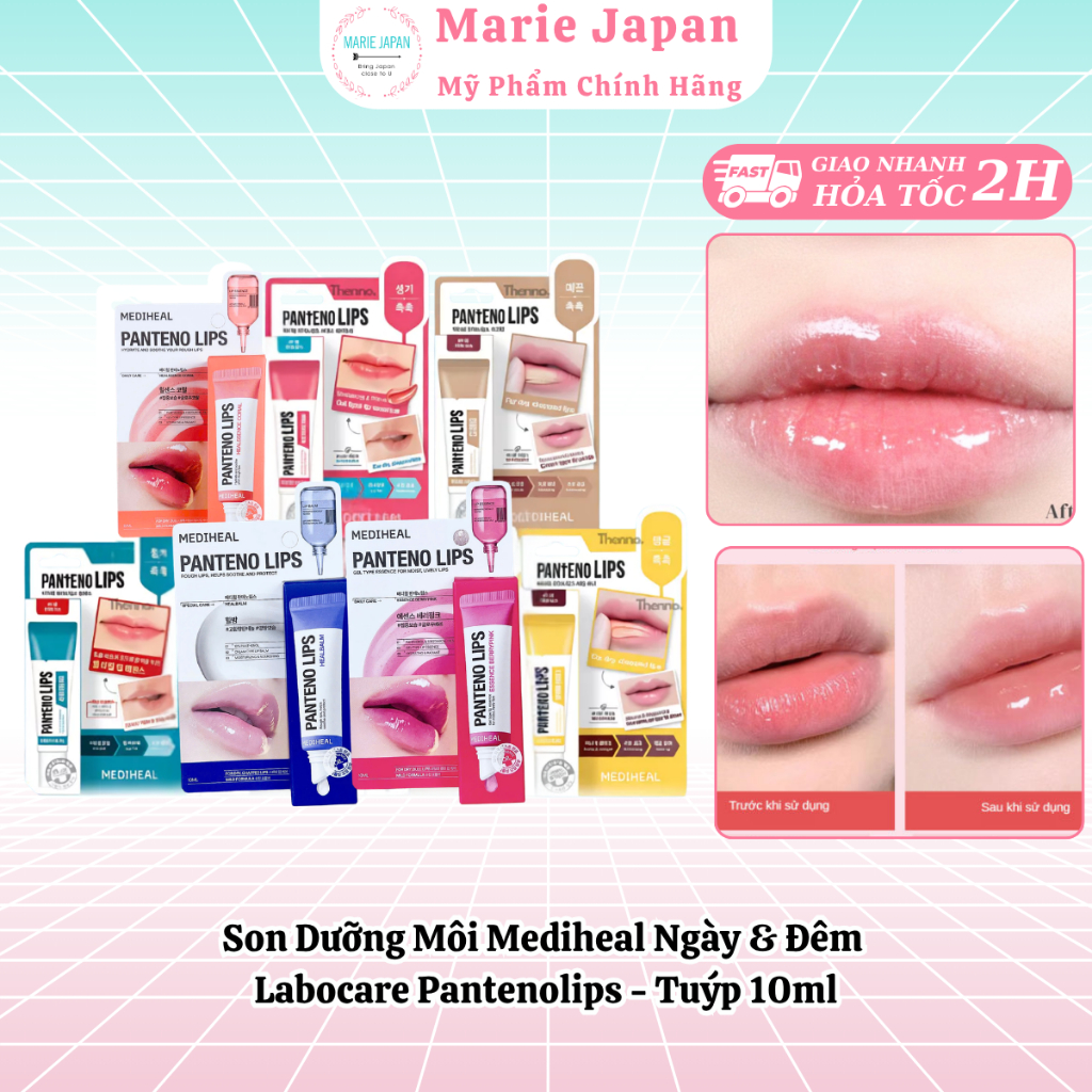 Son Dưỡng Môi Mediheal Ngày & Đêm Labocare Pantenolips - Tuýp 10ml