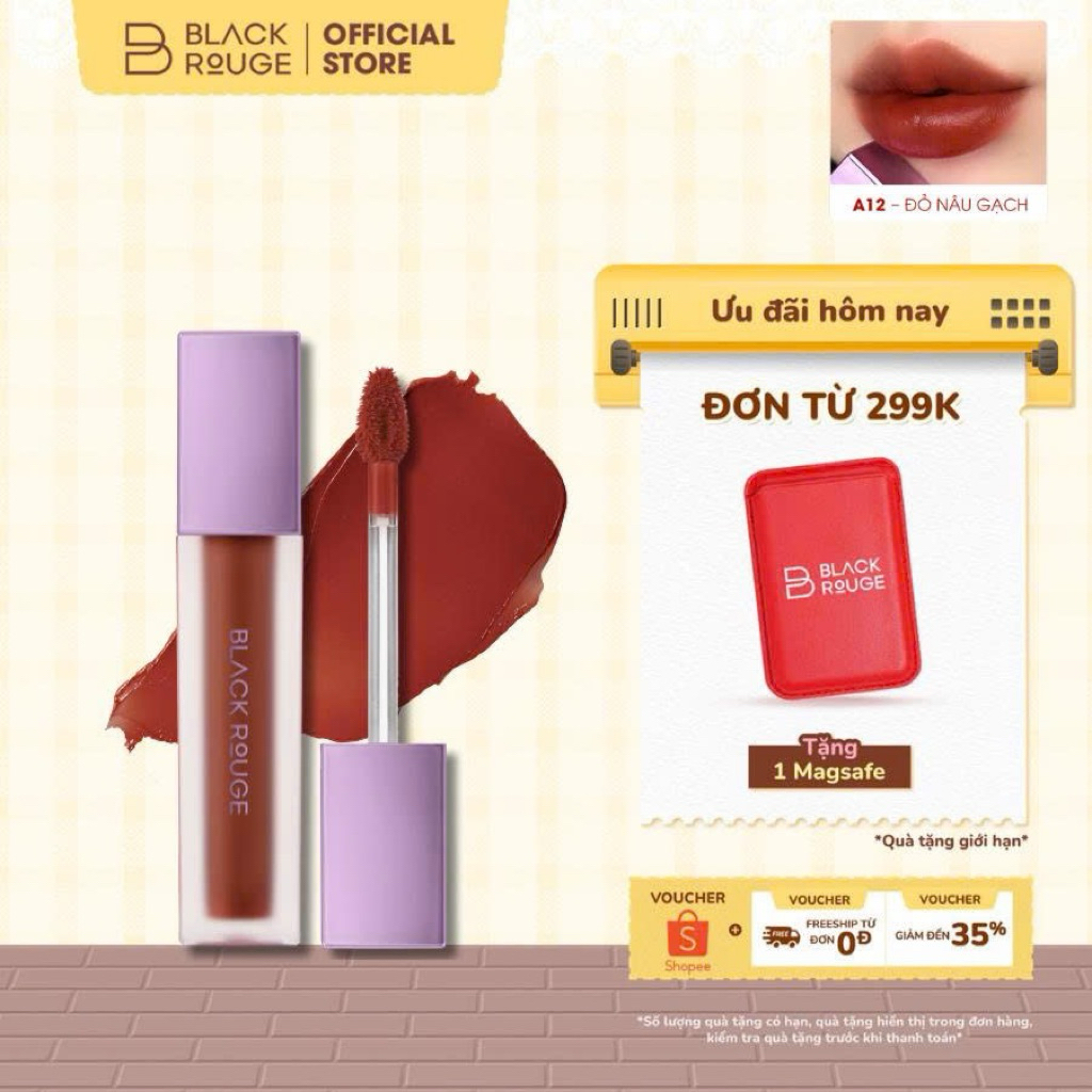 Son Kem Black Rouge Air Fit Velvet Tint Ver 2 - 4.5g
