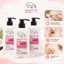 Combo 3 Chai Sữa Tắm Chó Mèo KINDIO PET 300ml, Ngừa Ve Rận, Làm Sáng Lông, Lưu Hương 7 Ngày