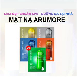 Combo 5-10 miếng Mặt Nạ Arumore Mask 23ml hạn 2029 Cấp Ẩm, Dưỡng Sáng, Làm Dịu và Đều Màu Da IS184