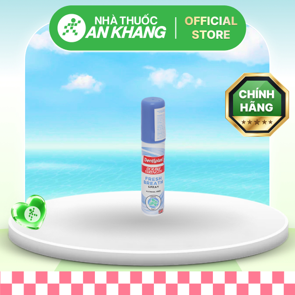 Xịt thơm miệng Dentiplus Double Strength nhân đôi hiệu quả diệt khuẩn chai 25ml [Nhà Thuốc An Khang-Chính Hãng 100%]