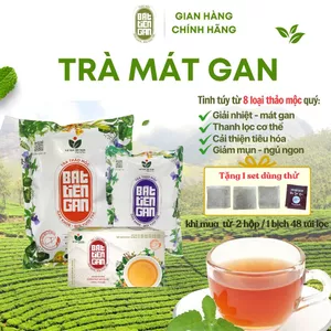 Trà Bát Tiên Gan Mát Gan Thanh Nhiệt - Trà Túi Lọc có Cà Gai Leo Xạ Đen Giải Độc Thải Độc Cơ Thể Tốt Cho Tiêu Hóa
