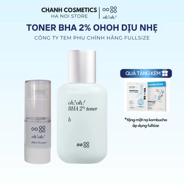 [CÔNG TY] Nước Cân Bằng 2% BHA Làm Sạch Sâu Da oh!oh! BHA 2% toner (75ml) CHANH COSMETICS