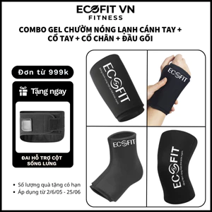 Combo Gel Chườm Nóng Lạnh ECOFIT Hỗ Trợ Giảm Đau, Phục Hồi Chấn Thương, Thư Giãn Cơ Sau Tập Luyện