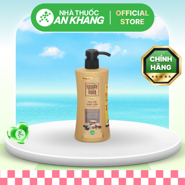 Dầu gội dược liệu Nguyên Xuân tóc chắc khỏe, bồng bềnh chai 400g [Nhà Thuốc An Khang - Chính Hãng 100%]