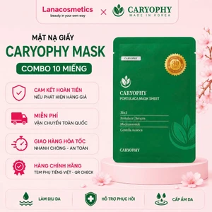 Mặt nạ Caryophy Portulaca Mask Sheet hỗ trợ làm dịu, phục hồi cho da dầu mụn - 22g
