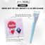 Combo Bông Mút Trang Điểm Vô Cực Glorie Infinity Sponge - Màu Đỏ Mận Mới + Cọ Tán Kem Nền Màu Xanh