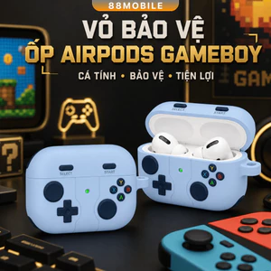 Vỏ Bảo Vệ Case AirPod Gameboy Tay Cầm 3D, Chống Sốc, Chống Trượt 1/2/3/4/Pro 2/Pro 3 I 88Mobile