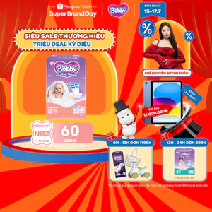 Miếng lót sơ sinh Bobby Newborn 2-60 miếng