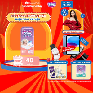 Miếng lót sơ sinh Bobby Newborn 2-40 miếng