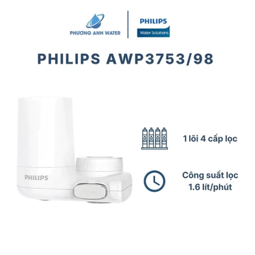 Bộ Lọc Nước Tại Vòi Philips AWP3753/98 Chính Hãng - Công Nghệ X-Guard Ultra 4 Cấp Lọc