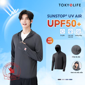 Áo Khoác Chống Nắng Nam TOKYOLIFE Chống Tia UV Dòng Sunstop Air Mũ Liền Thoáng Khí 40000462