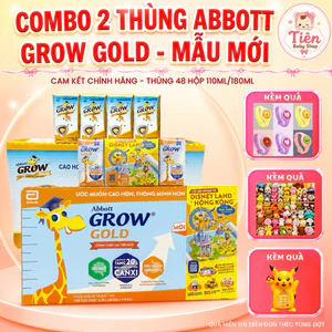 COMBO 2 THÙNG sữa Abbott Grow Gold pha sẵn thùng 48 hộp - Date Xa - Chính hãng
