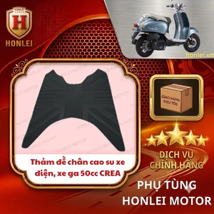 Thảm đề chân cao su xe điện, xe ga 50cc CREA