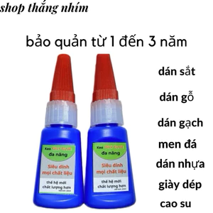 Combo 2 lọ keo Oily Glue dán giày dép đa năng siêu chắc 20ml