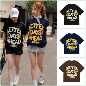 Áo thun nữ và nam BETTER DAY 1999 unisex tay lỡ form rộng tay lỡ đủ màu chất lượng dày dặn