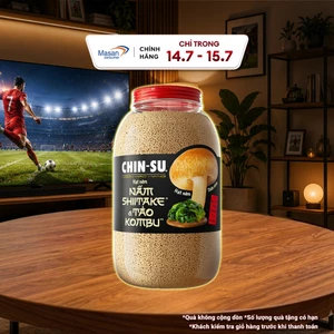 Hạt Nêm CHIN-SU Nấm Shiitake & Tảo Kombu Hộp 450g
