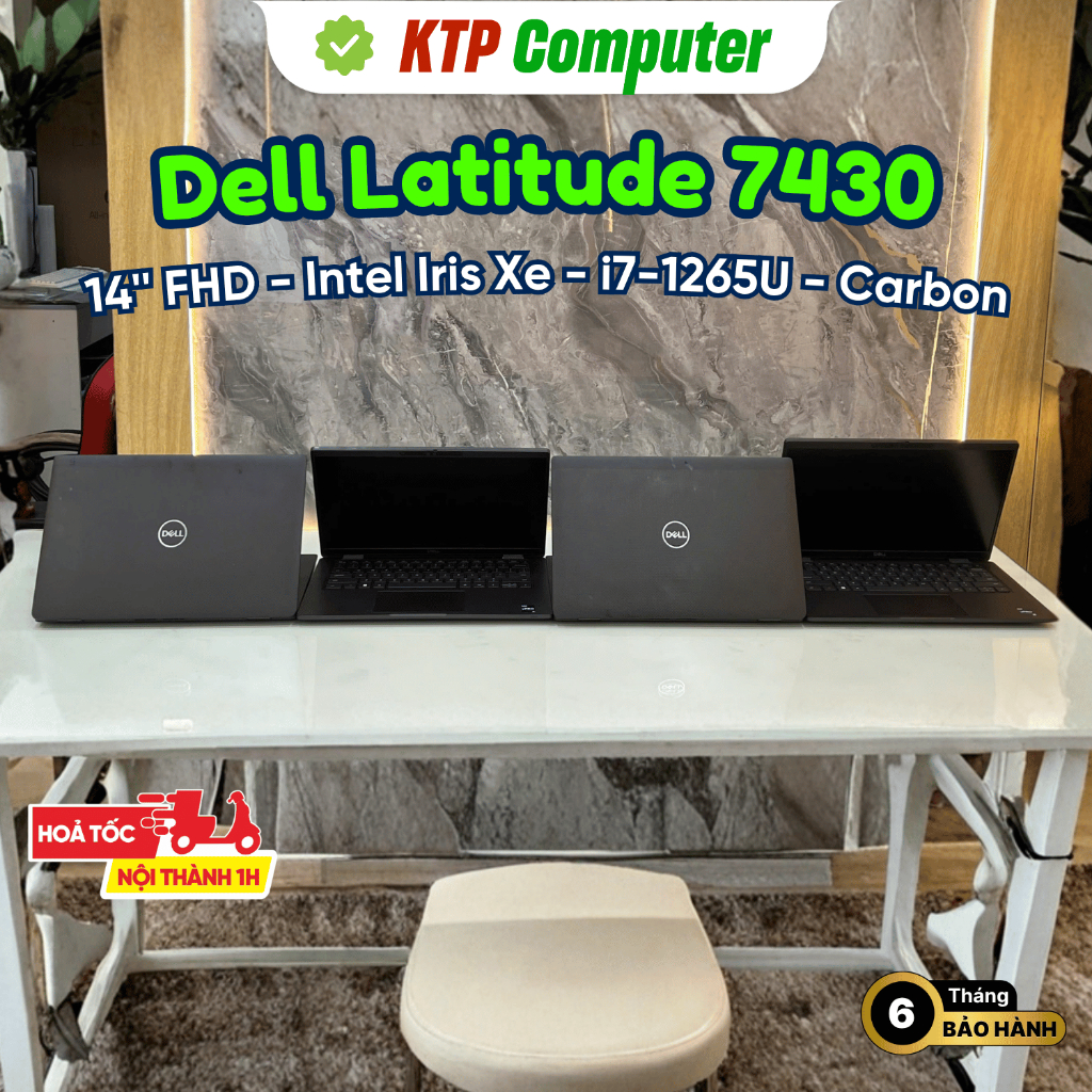 Dell Latitude 7430 Carbon (Core i7-1265U | RAM 16GB | SSD 256GB/512GB/1TB | Intel Iris Xe | 14" FHD) | BigBuy360 - bigbuy360.vn