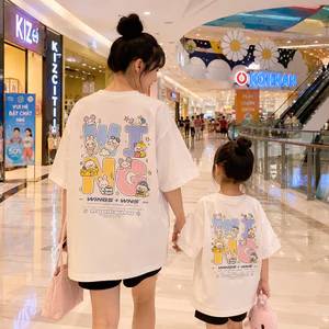 100% Cotton Áo thun nữ . Chất Liệu Mềm Mịn mát thu hút mọi ánh nhìn chính hãng WNS - Wings
