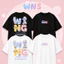 100% Cotton Áo thun nữ . Chất Liệu Mềm Mịn mát thu hút mọi ánh nhìn chính hãng WNS - Wings