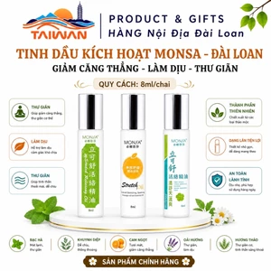 Dầu Lăn Thư Giản Monsa Đài Loan Stretch Relaxing Oil 8ml/chai
