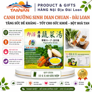 Canh dưỡng sinh dạng bột hoà tan Dian Chuan Đài Loan tốt cho sức khoẻ 60 gói /hộp