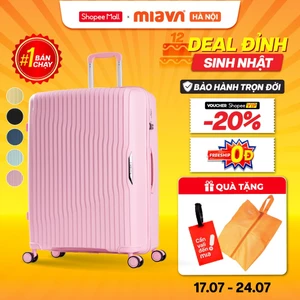 Vali Kéo MIA Larita ROTA - Size 20/24/28 Inch, Nhựa PP Dẻo, Hạn Chế Bể Vỡ, Khóa Số TSA, Bảo Hành TĐ