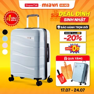 Vali Kéo MIA Du Lịch Pisani LANI Size 20/24/28 Inch, Nhựa PP Dẻo Siêu Bền, Khóa TSA, Bảo Hành Trọn Đời