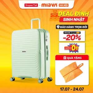 Vali Kéo MIA Du Lịch MIYO - Size 20/24 Inch, Nhựa PP Bền Bỉ, Hạn Chế Bể Vỡ,Khóa số, Bảo Hành Trọn Đời