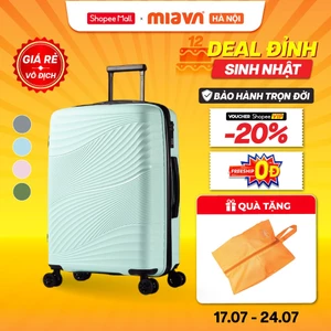 Vali Kéo MIA Du Lịch ZENI - Size 19/24 Inch, Nhựa PP Hạn Chế Bể Vỡ, Khoá Số, Bảo Hành Trọn Đời