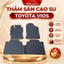 Thảm LÓT SÀN Xe Toyota Vios 2016 -NAY - Sàn Cao Su Đúc Không Mùi vừa khít xe Mẫu Tổ ong đẹp