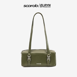 Túi Đeo Vai Da PVC, Túi Xách Thời Trang Scarab Elryn Belt Grande Leather Shoulder Bag