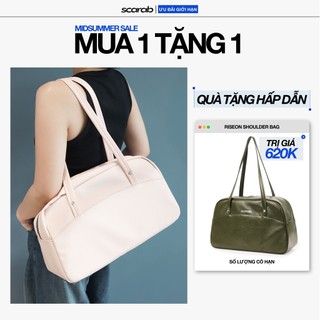 [CÓ SẴN] Túi Đeo Vai Unisex, Túi Xách Form Bowling Da Mềm Đựng Vừa Laptop 13inch - Scarab Riseon Shoulder Bag Basic