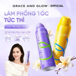 Dầu gội khô phồng tóc Grace and Glow kiềm dầu lâu bết giúp giải cứu tóc bết lưu 150ml
