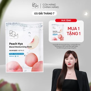 Mặt Nạ Dưỡng Ẩm BOM Peach Hya Blend Moisturizing Mask 25g
