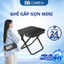 Ghế Gấp Gọn Đeo Chéo 3BCARE Cao Cấp - Thiết Kế 2 Trong 1 Tích Hợp Túi Đựng, Chịu Tải 120kg Tiện Lợi Câu Cá, Dã Ngoại