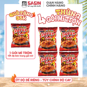 Mì Trộn Sasin Super Cay (Thùng 4 gói) BSET0170