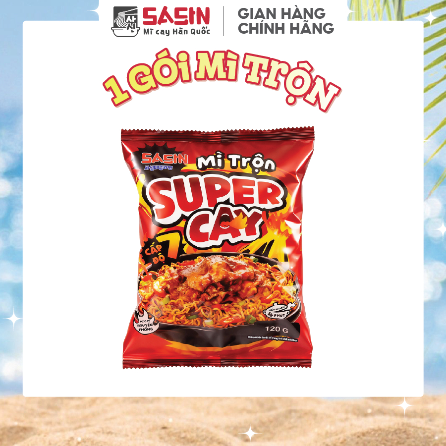 Mì Trộn Sasin Super Cay 120gr – (1 gói) TGVI0073