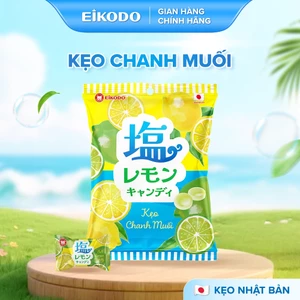 Kẹo Chanh Muối 120g/gói - Hương vị chua thanh, mặn dịu, bổ sung điện giải, Eikodo Việt Nam