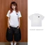 NOPE - ÁO THUN XƯỢC LOGO THIÊU - FROM RAGULAR FIT 230GSM - WHITE