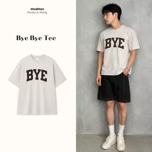 Áo Thun Nam Oversize Cotton Premium Form Rộng In Chữ BYE Thanh Lịch Dễ Phối Đồ BYE BYE Tee MODMEN